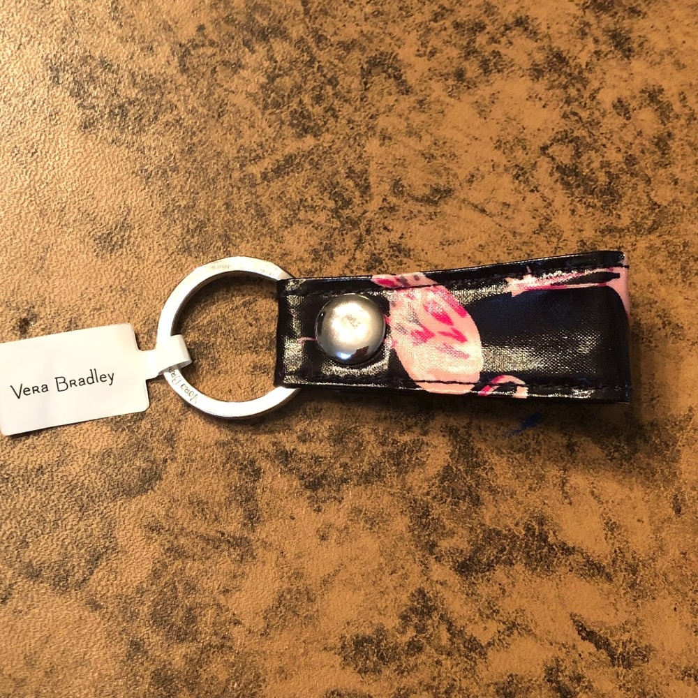 Vera Bradley Loop Key Chain (Flamingo)
